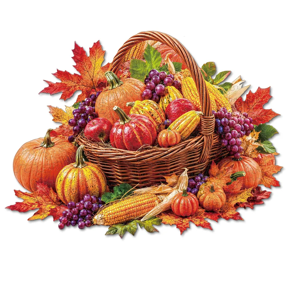 kaayee-wooden-puzzle-golden-harvest-basket-holzpuzzle-m image 1