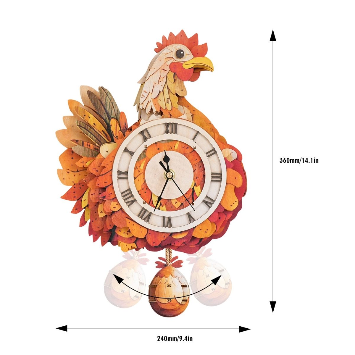 kaayee-clock-kit-henne-holzuhr-mit-eipendel image 2