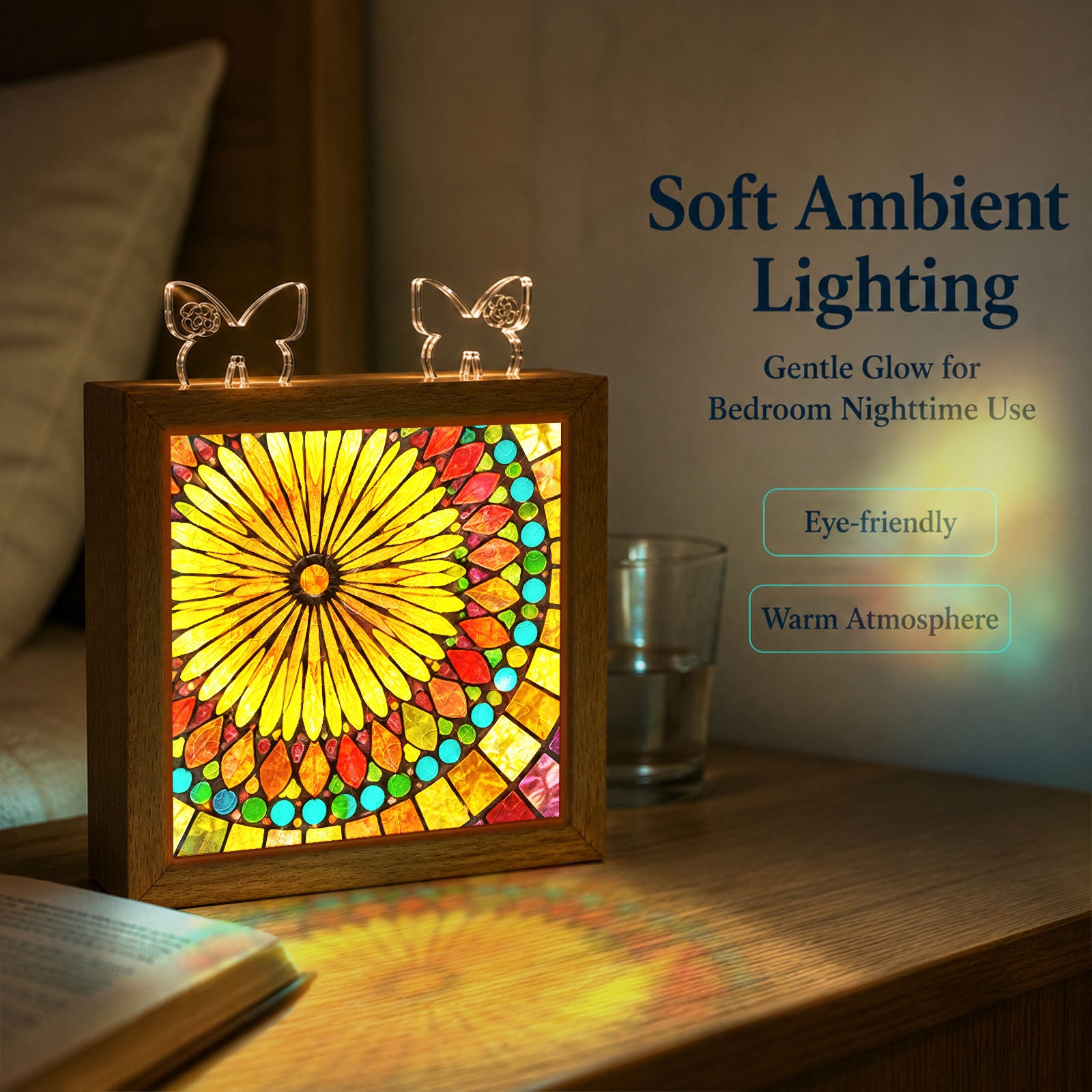 kaayee-night-light-golden-bloom-nachtlicht-holzrahmen-led image 5