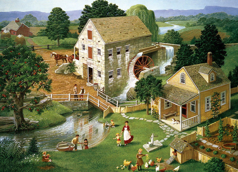 cobble-hill-four-star-mill-puzzle-1000-teile-bauernhof image 2
