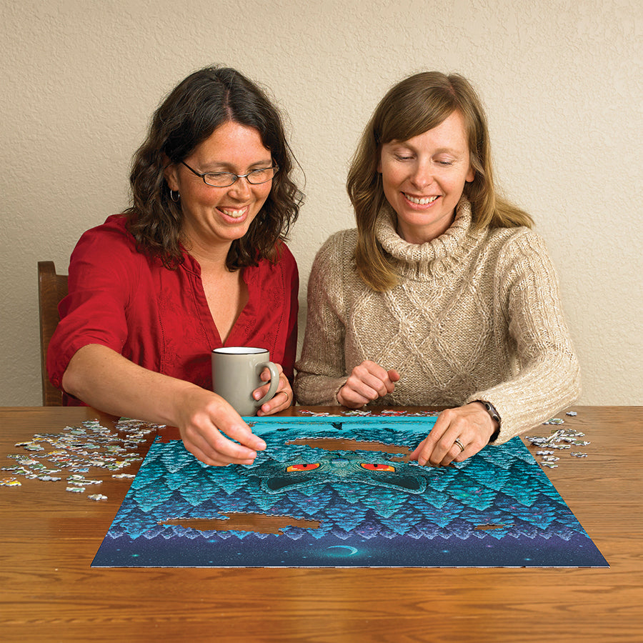 cobble-hill-500-piece-be-wary-silent-night-puzzle-fantasy image 5