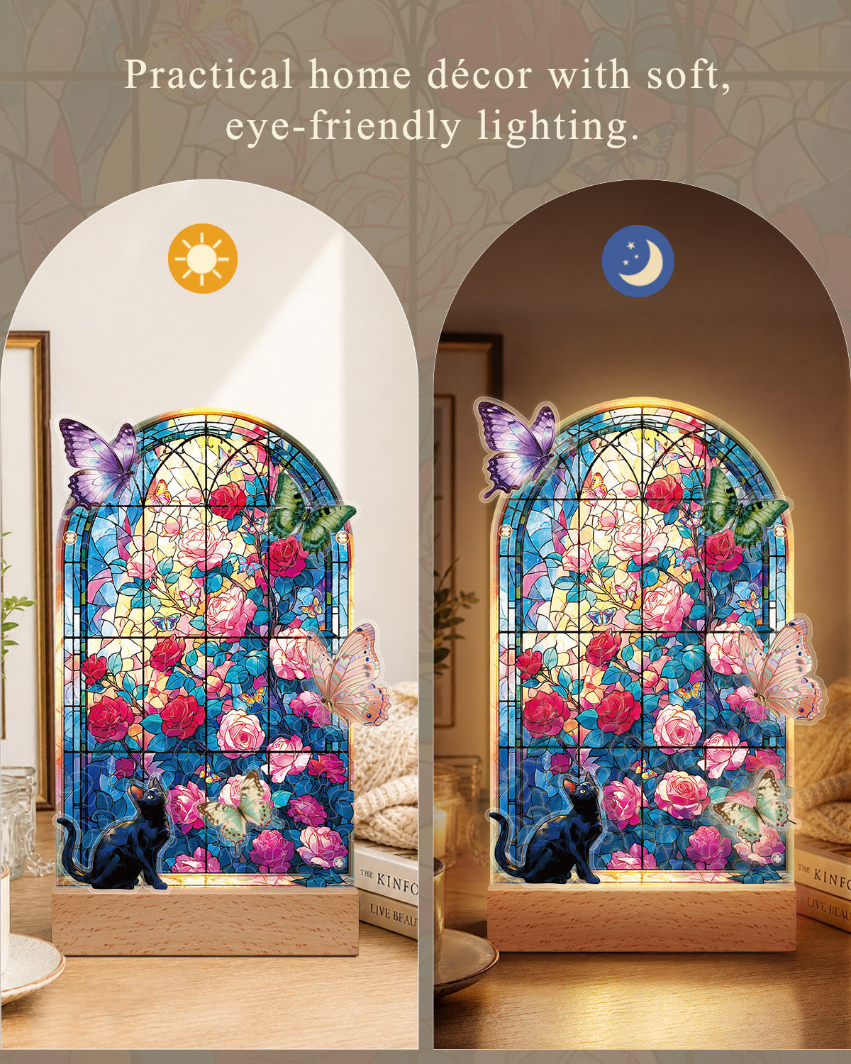 kaayee-night-light-butterfly-garden-acryl-puzzle-lampe image 8