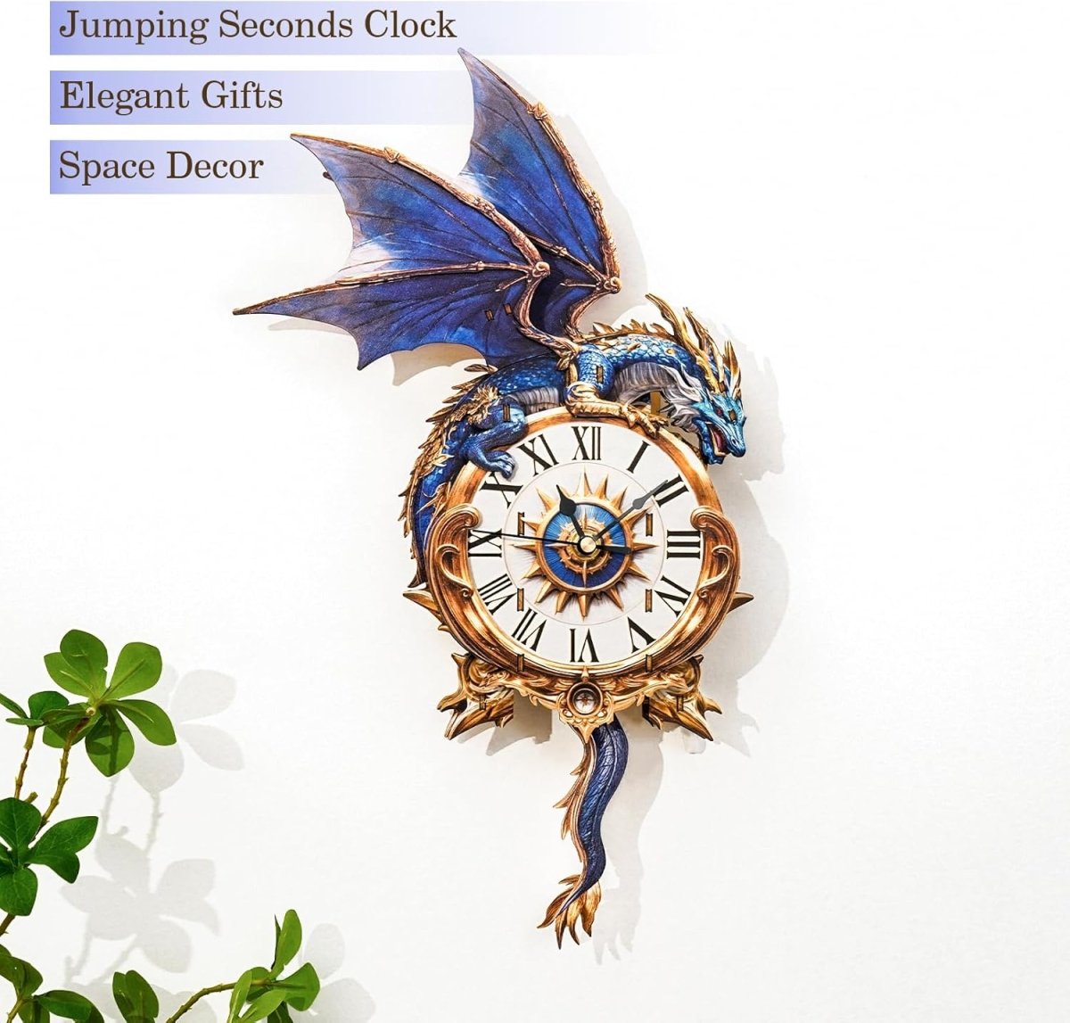 kaayee-clock-kit-blue-dragon-holzuhr-3d-puzzle-bausatz image 5
