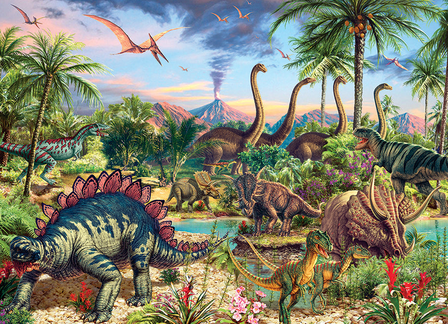 cobble-hill-family-pieces-350-prehistoric-party-puzzle-350-teile image 2