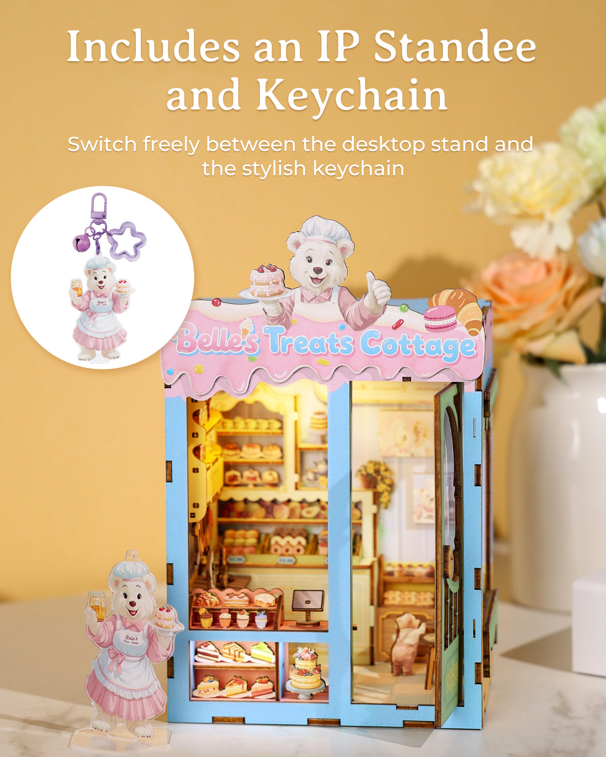 kaayee-book-nook-kit-belle-s-treats-cottage-miniaturhaus image 5