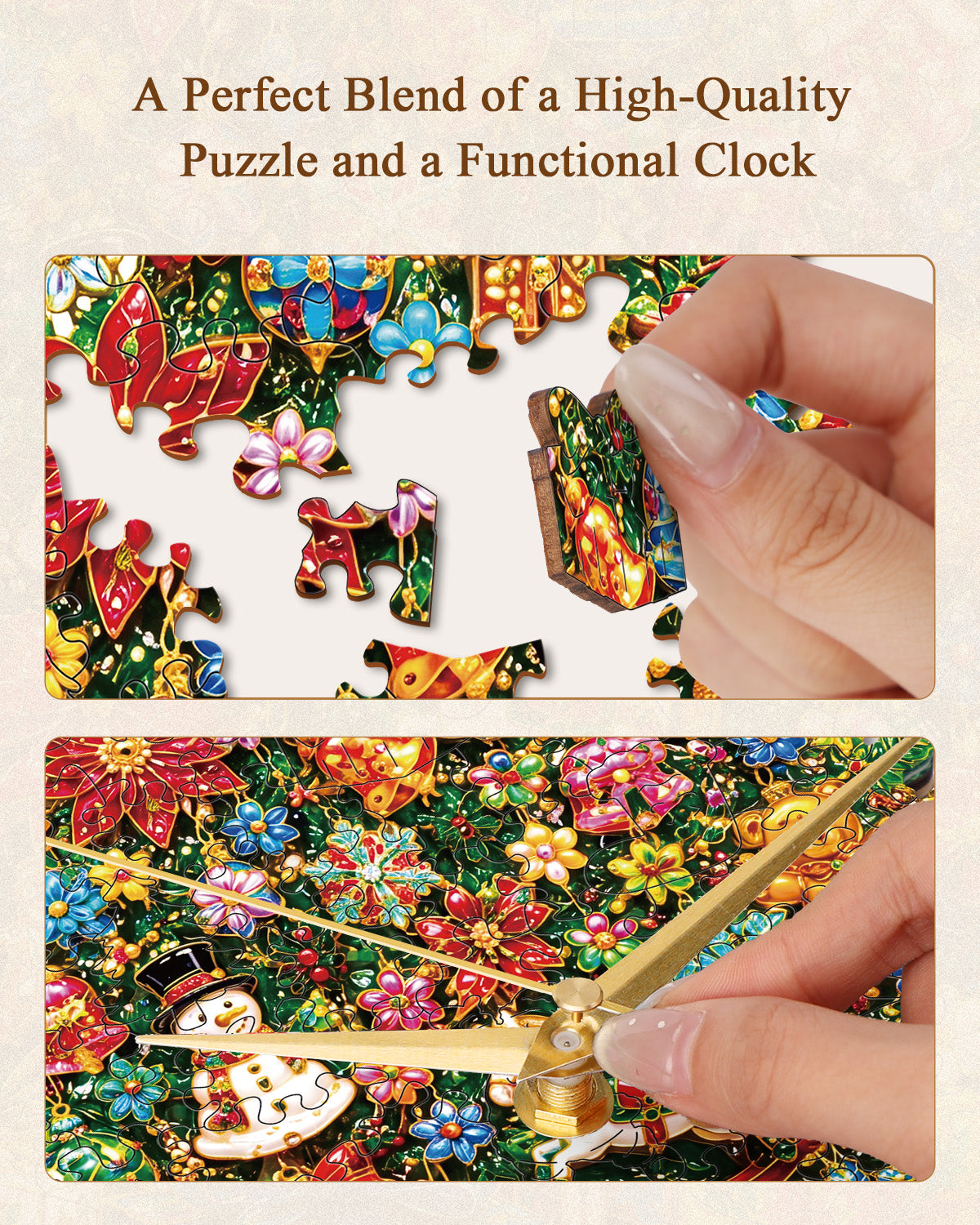 kaayee-clock-kit-christmas-pendel-holz-uhr-mit-pendel image 5