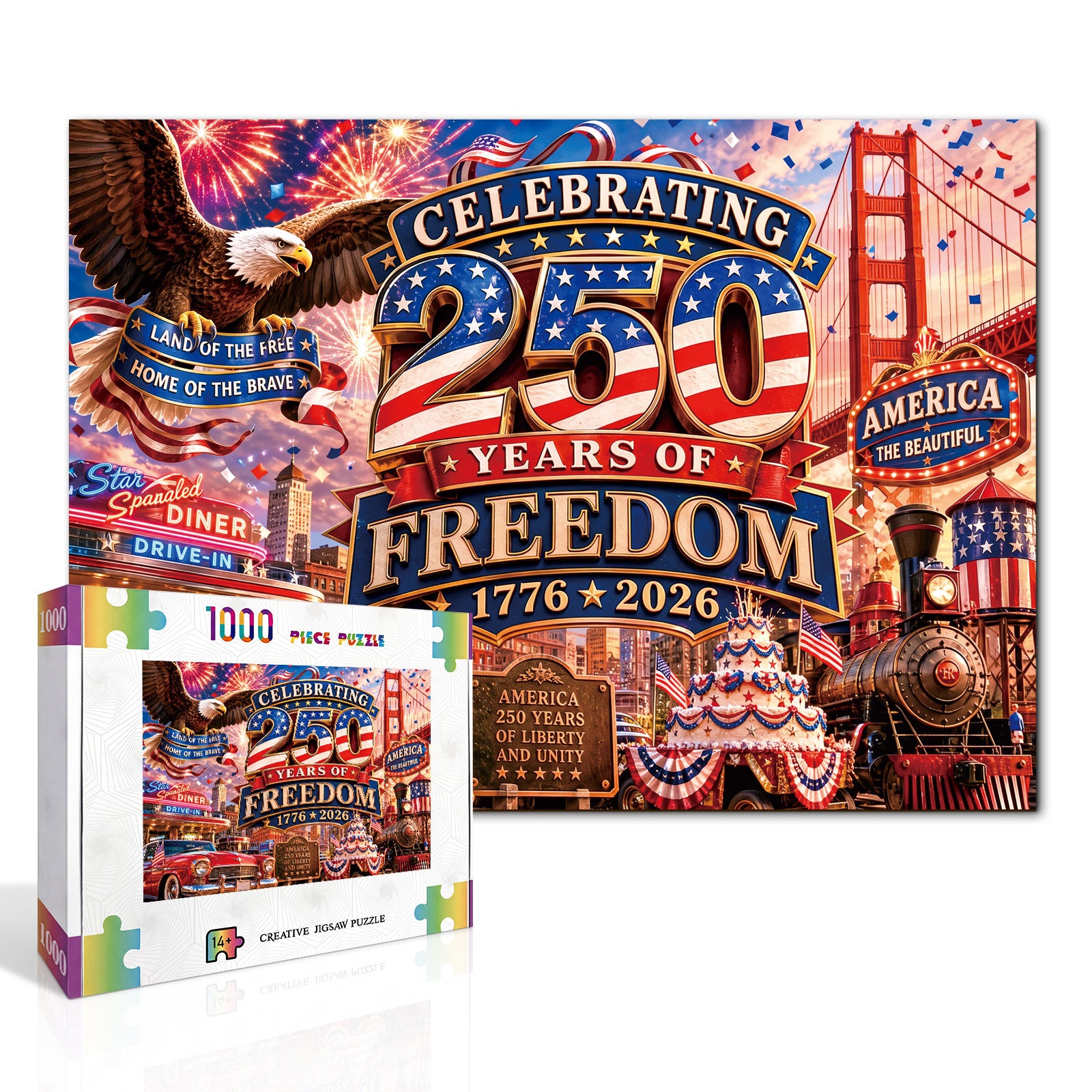 kaayee-cardboard-freedom-250-puzzle-1000-teile-standard-edition image 2