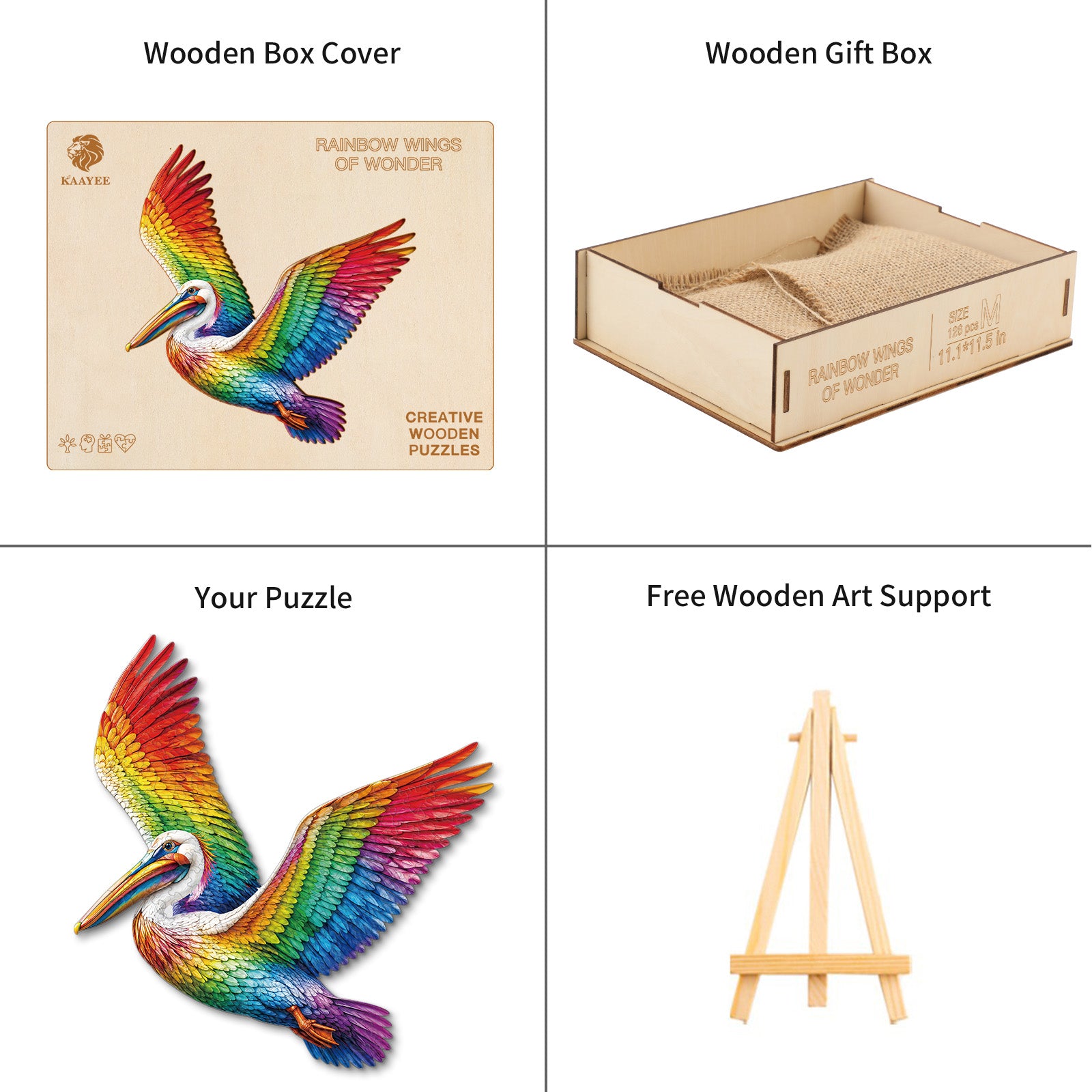 kaayee-rainbow-wings-of-wonder-holzpuzzle-medium-bunt image 4