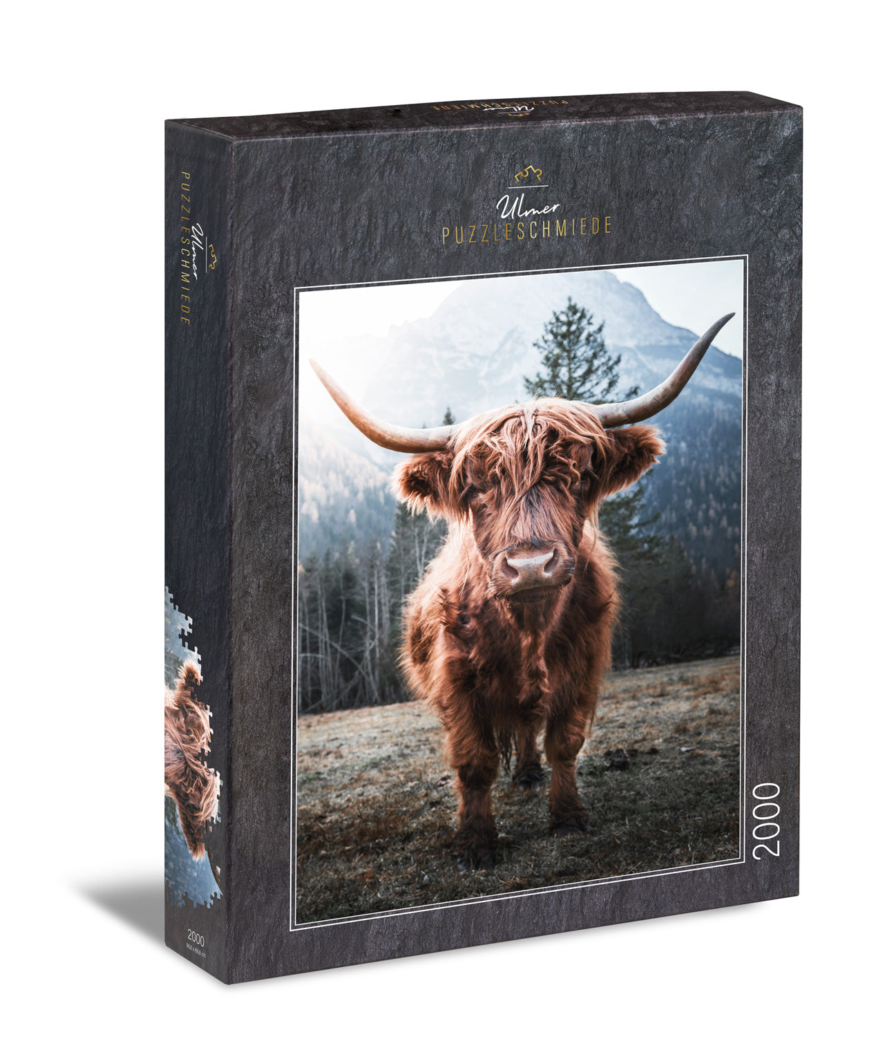 ulmer-puzzleschmiede-hochland-puzzle-2000-teile-tier-alpen image 1