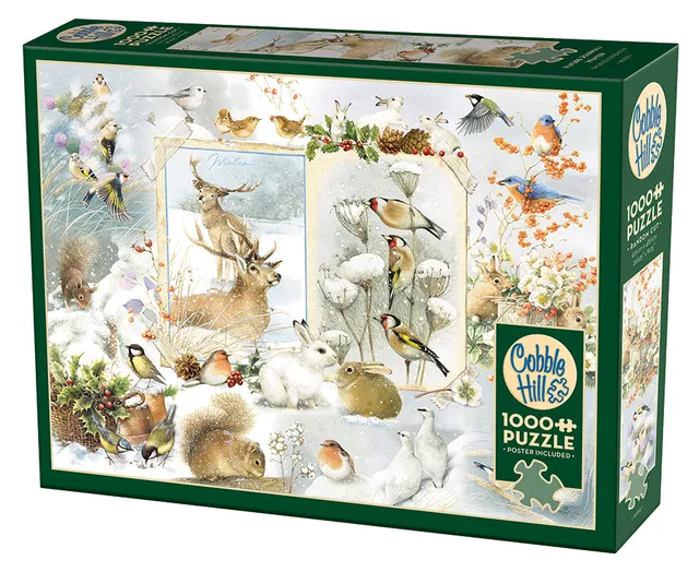 cobble-hill-nature-journal-winter-puzzle-1000-teile-v-gel image 1