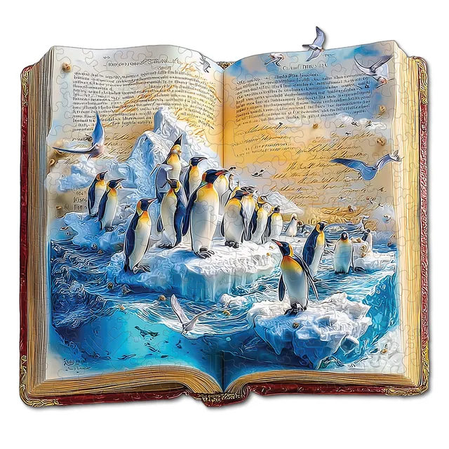 kaayee-wooden-puzzle-penguins-frozen-tale-holzpuzzle-medium image 1