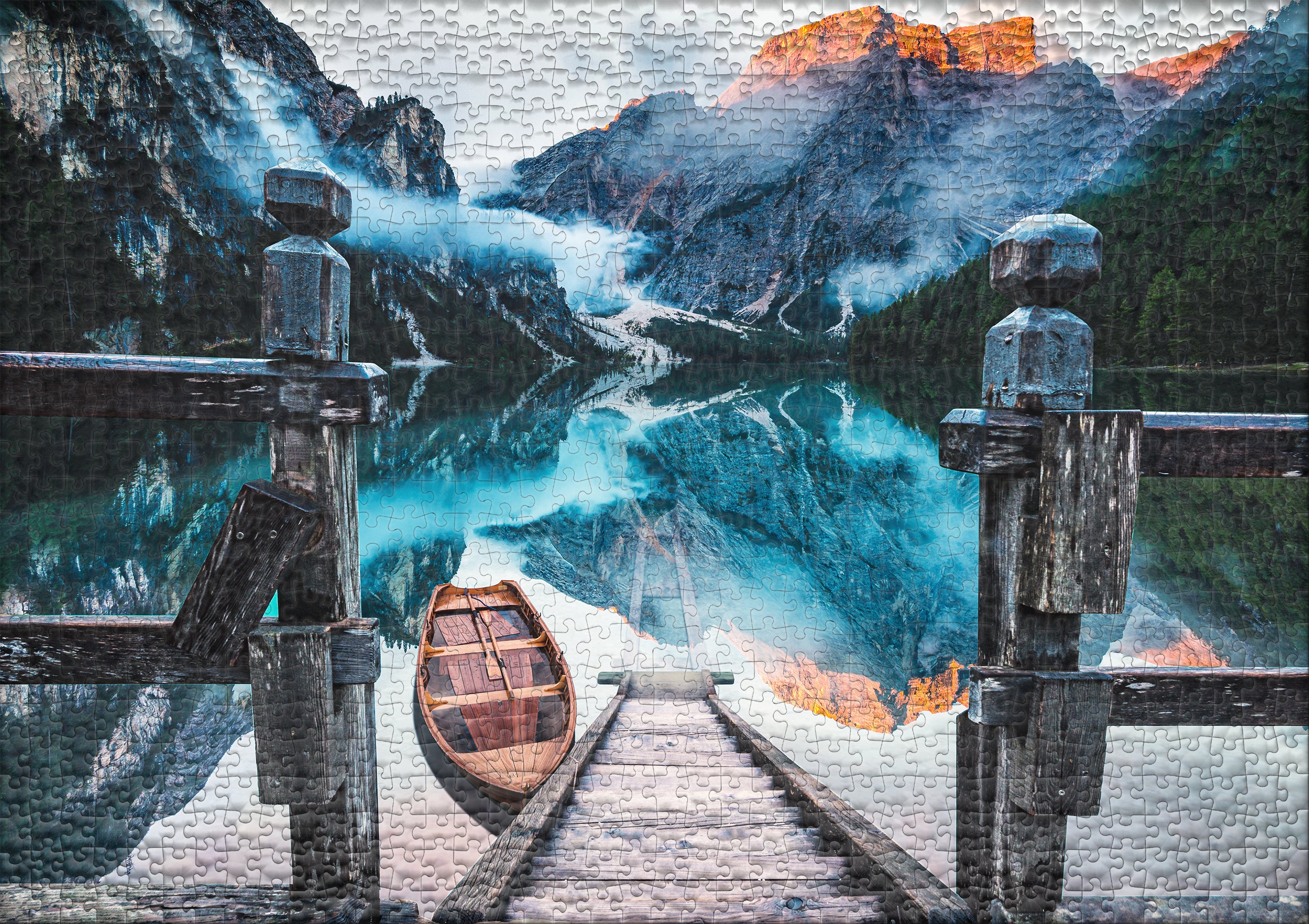 ulmer-puzzleschmiede-puzzle-1000-teile-wildsee-bergsee-puzzle image 2