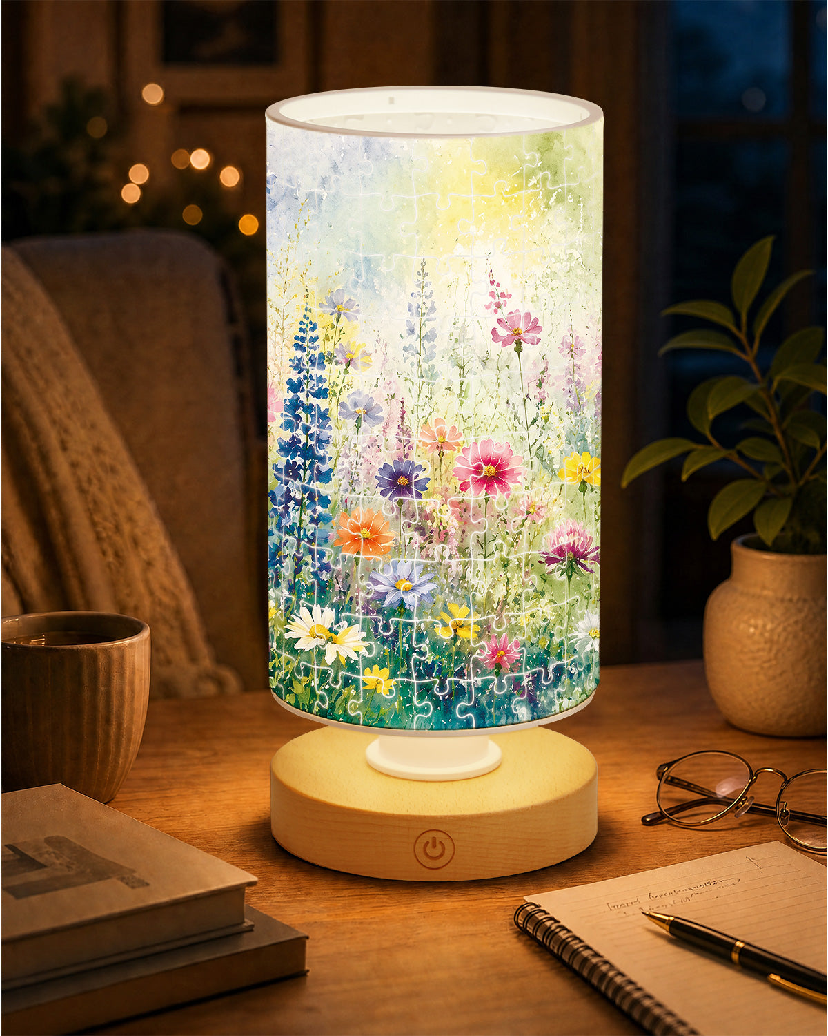 kaayee-night-light-meadow-acryl-puzzle-nachtlicht-zylindrisch image 3