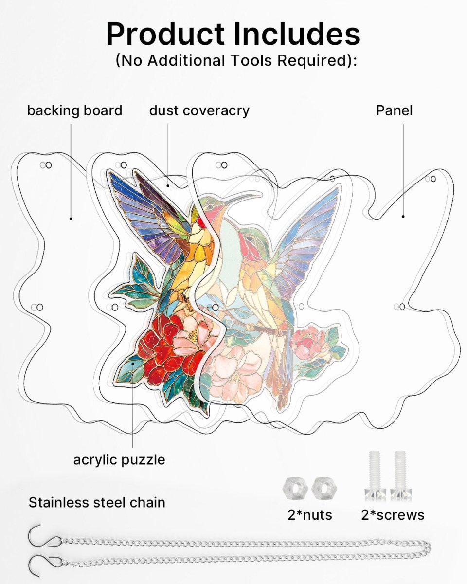 kaayee-suncatcher-puzzle-two-birds-of-spring-suncatcher-medium image 5