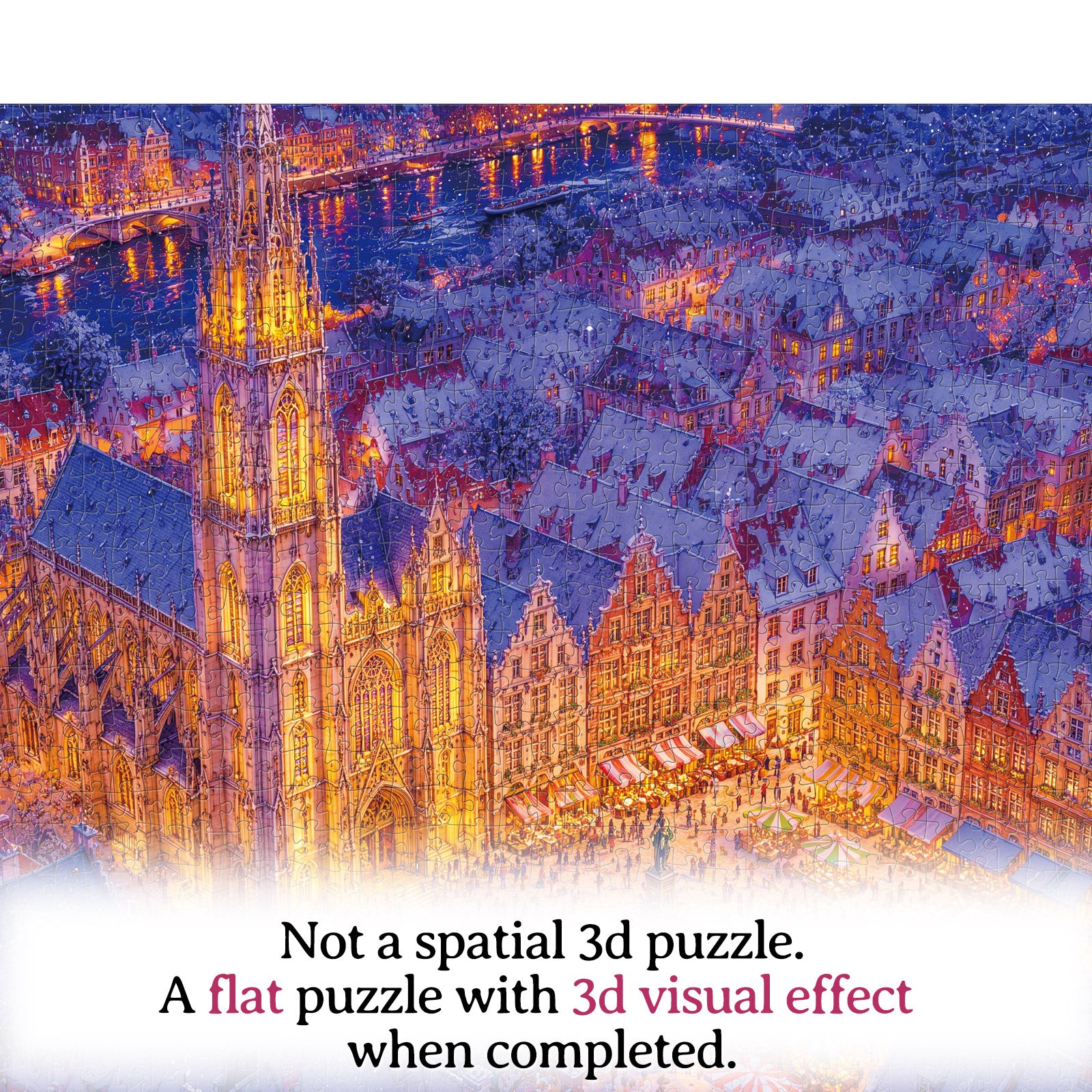 kaayee-cardboard-puzzle-old-town-stars-1000-teile-eco image 8