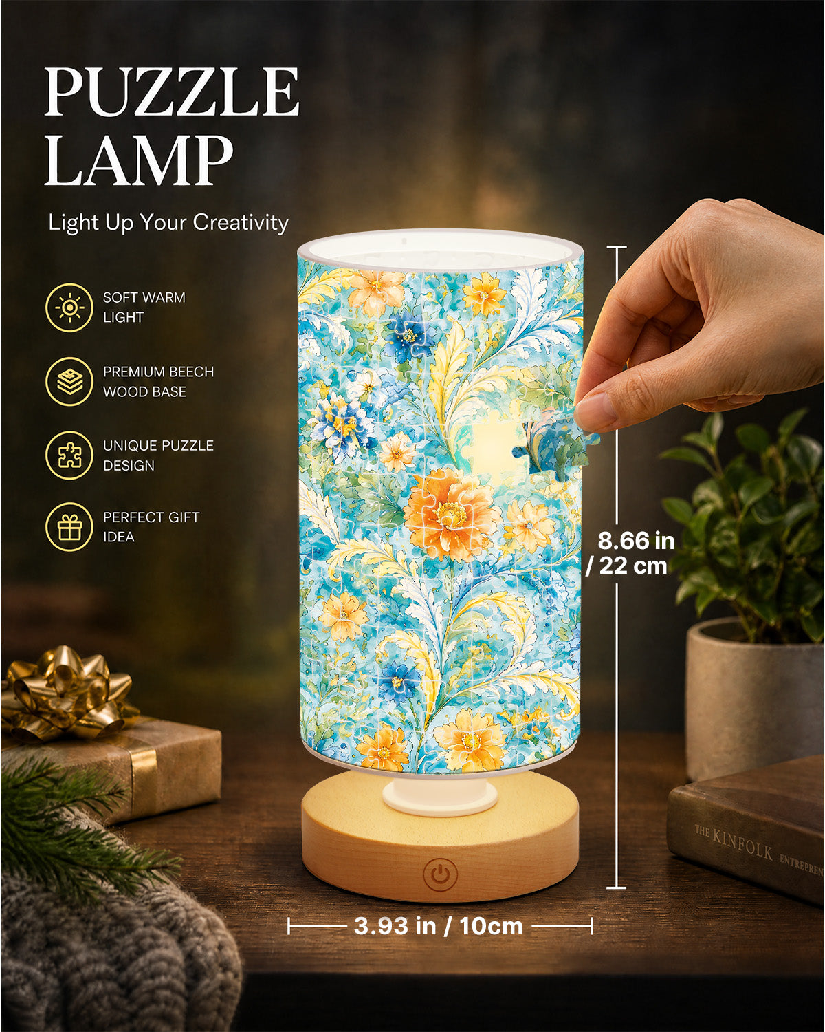 kaayee-night-light-azure-floral-rhapsody-nachtlicht-acryl image 4