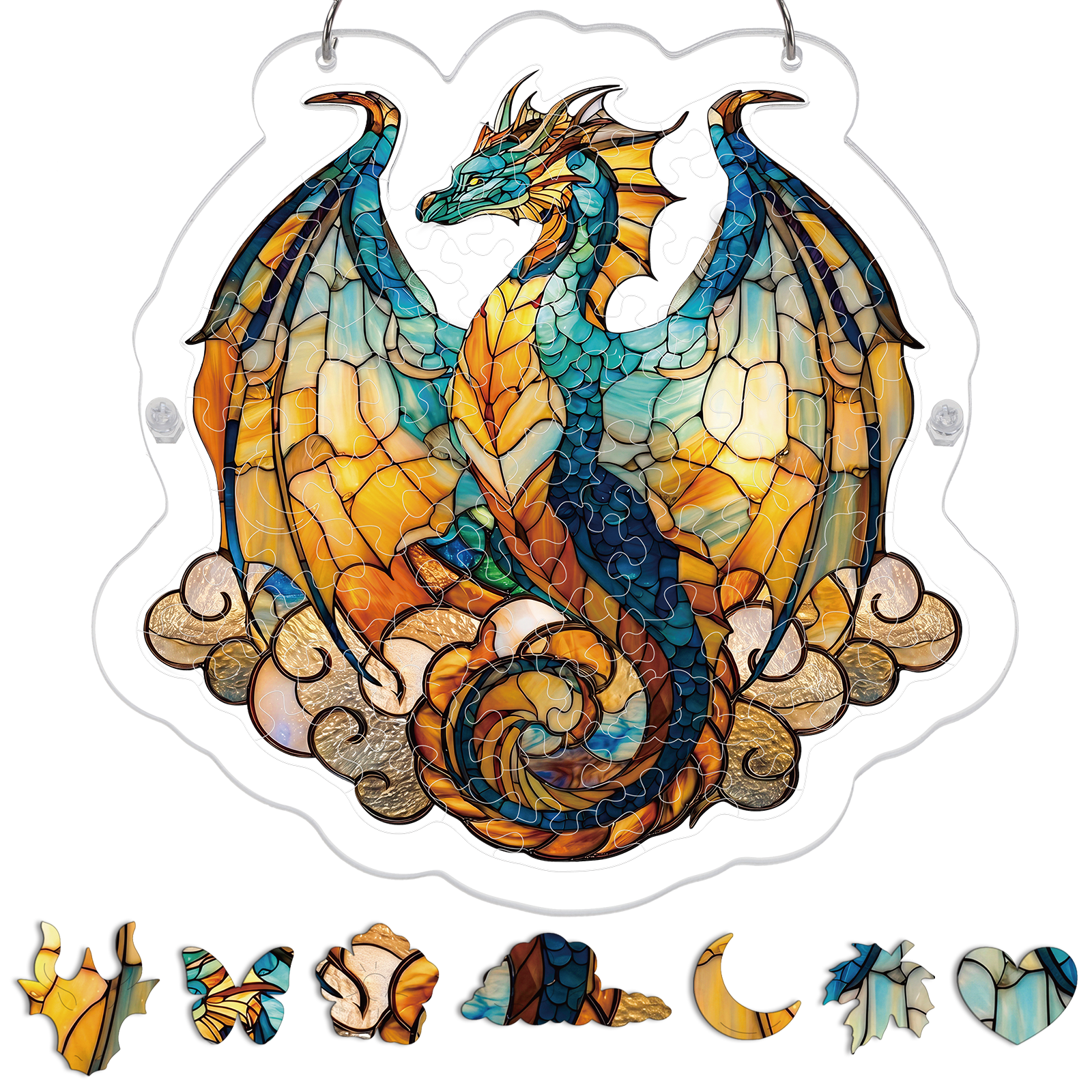 kaayee-suncatcher-puzzle-oceanfire-dragon-fensterbild-medium image 3