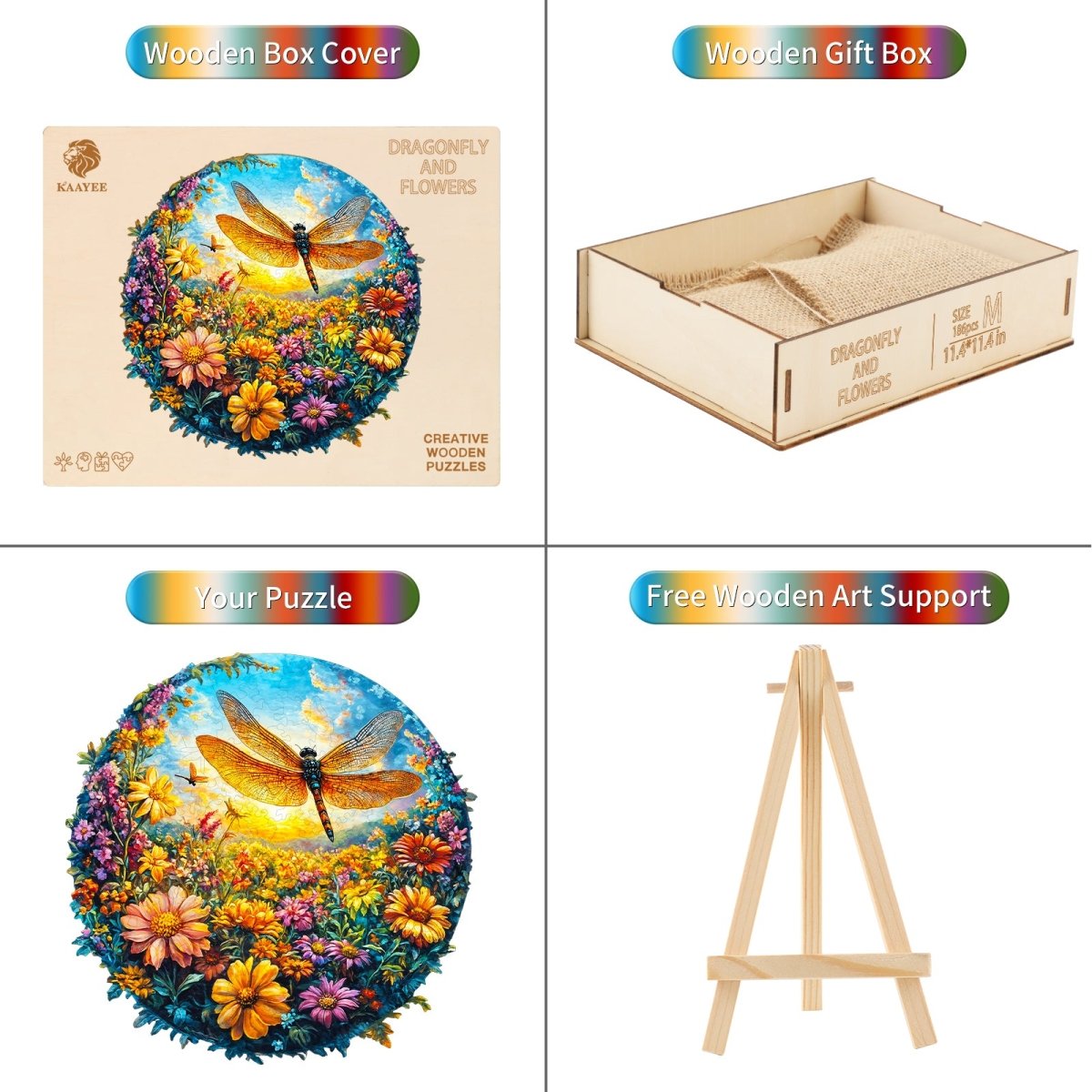 kaayee-wooden-puzzle-dragonfly-holzpuzzle-small-pocket-escape image 3