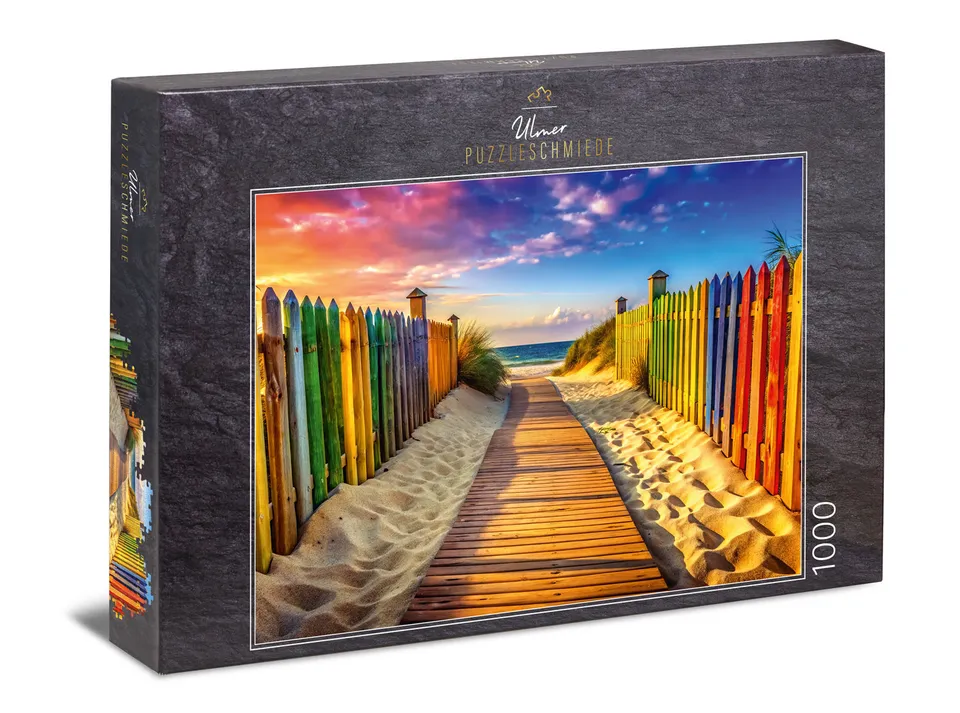 ulmer-puzzleschmiede-k-stenstreifen-puzzle-1000-teile-strand image 1