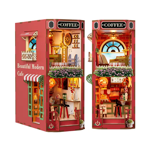 kaayee-coffee-shop-book-nook-kit-miniatur-kaffeehaus image 1