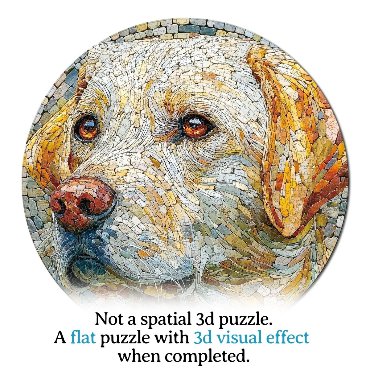 kaayee-cardboard-puzzle-stone-dog-puzzle-1000-teile-standard image 6