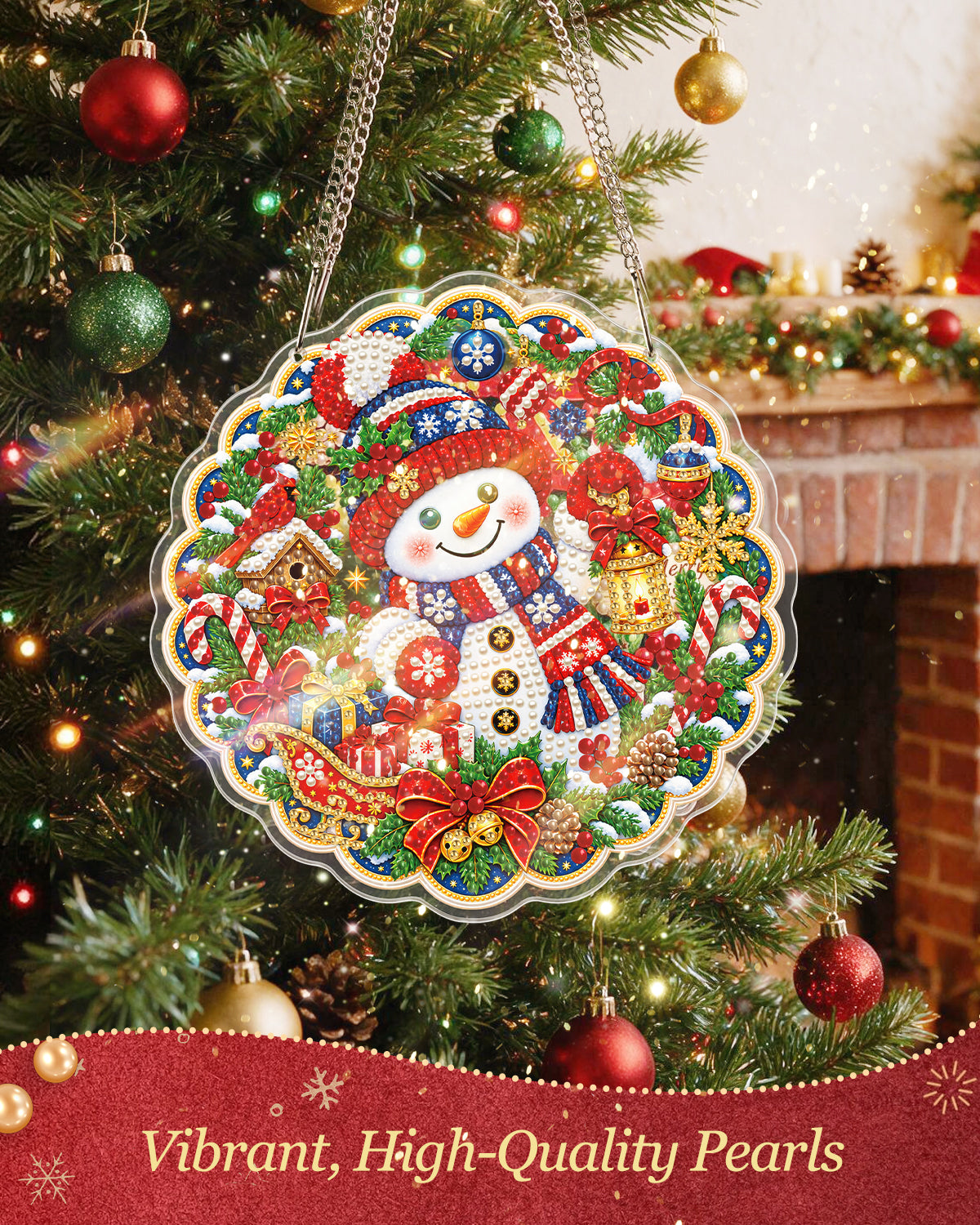 kaayee-suncatcher-puzzle-snowman-wonderland-fensterbild-20-cm image 2