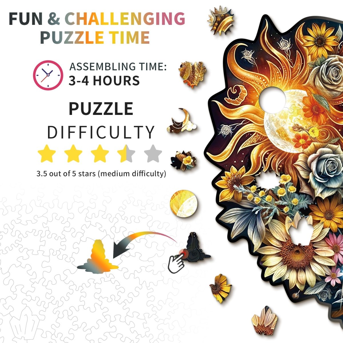 kaayee-wooden-puzzle-moon-goddess-holzpuzzle-m-sonne-mond image 4