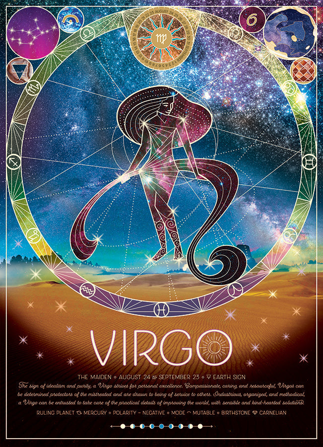 cobble-hill-virgo-500-teile-puzzle-sternzeichen-jungfrau image 2