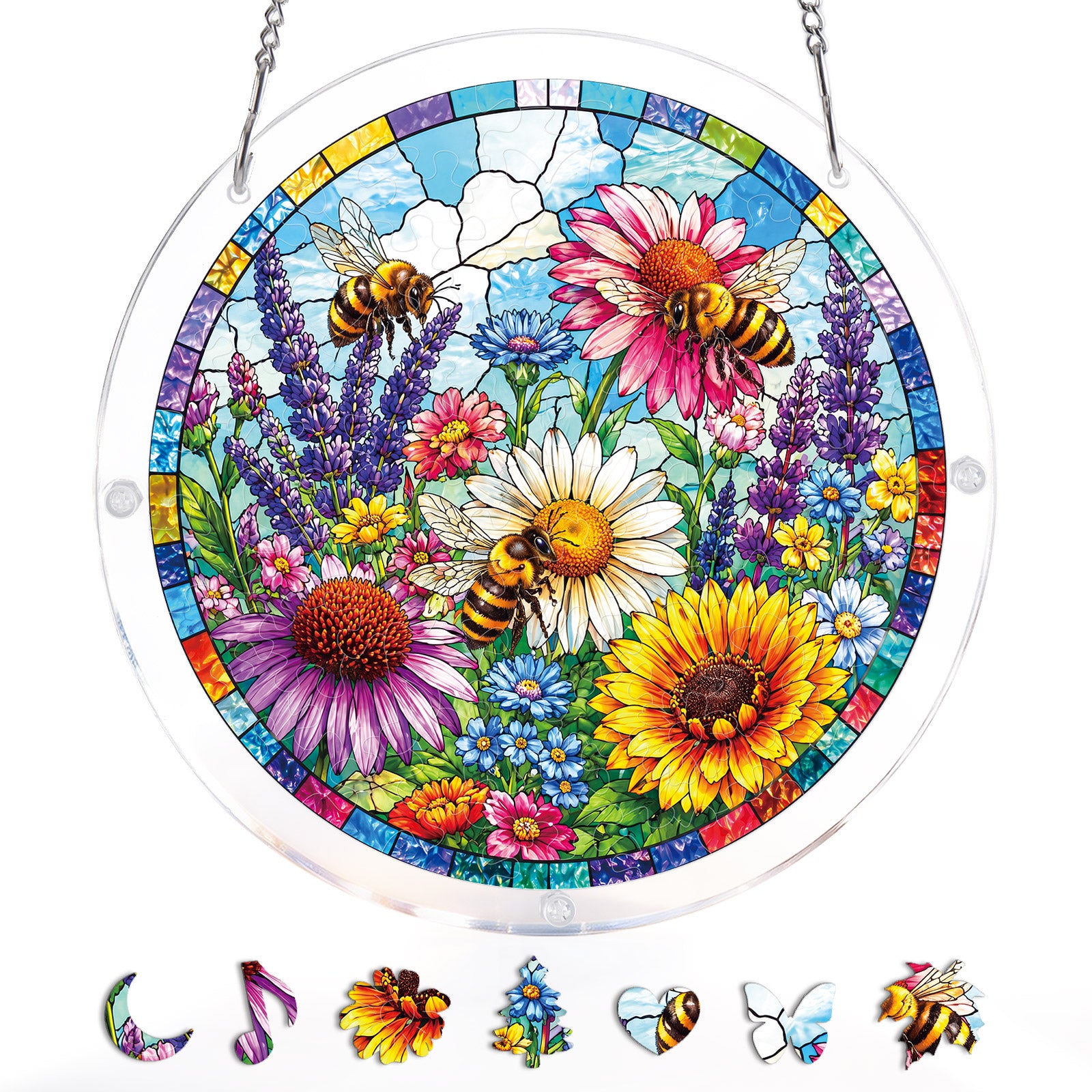 kaayee-bee-garden-suncatcher-fensterbild-medium-20-8-cm image 3