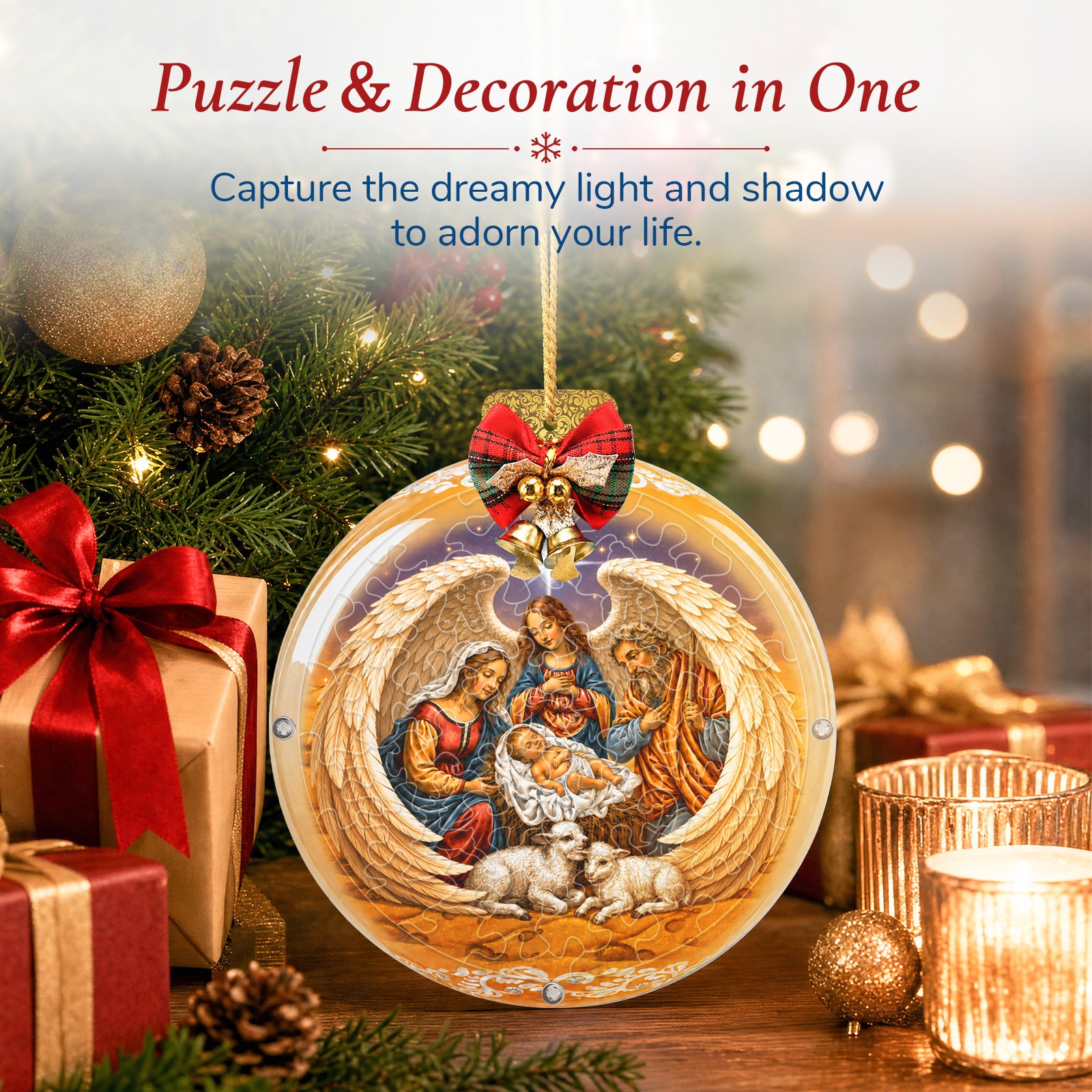 kaayee-holy-night-blessing-suncatcher-puzzle-mini-15cm image 5