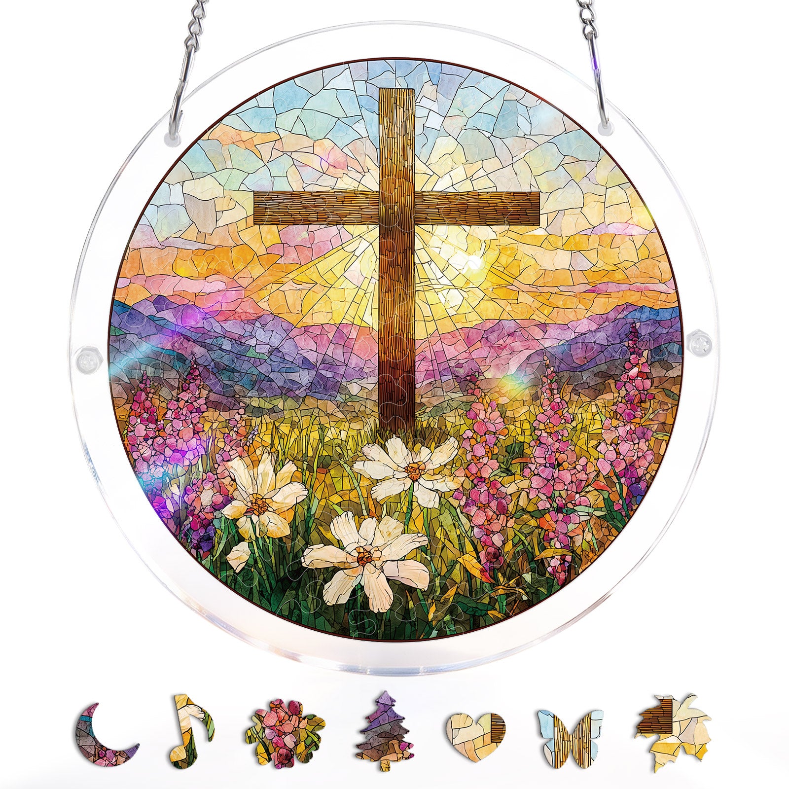 kaayee-suncatcher-puzzle-garden-of-holy-light-acryl-medium image 4