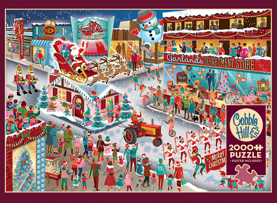 cobble-hill-santa-s-parade-2000-teile-puzzle-weihnachten image 3