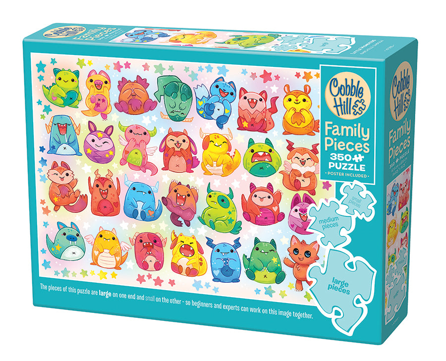 cobble-hill-family-350-little-monsters-puzzle-350-teile-monster image 1