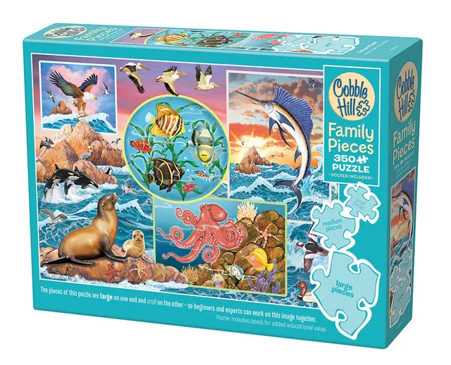 cobble-hill-family-pieces-350-ocean-magic-puzzle-350-teile-meer image 1