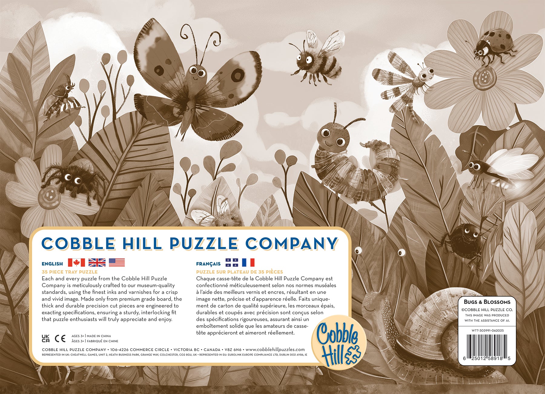 cobble-hill-tray-bugs-and-blossoms-rahmenpuzzle-35-teile image 2