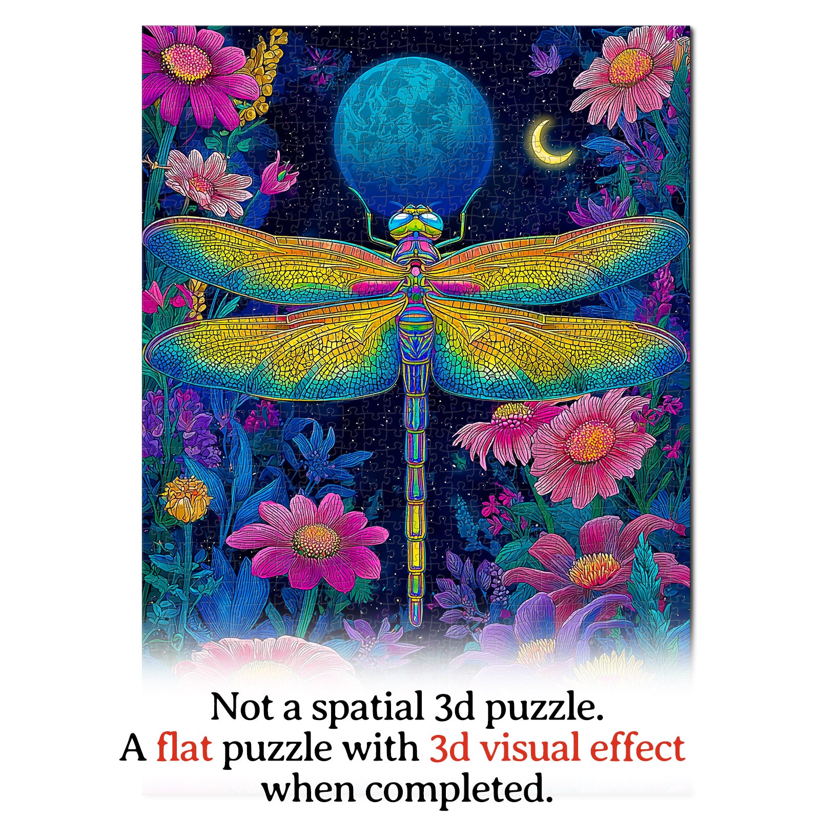 kaayee-moonlit-dragonfly-1000-teile-puzzle-standard image 7