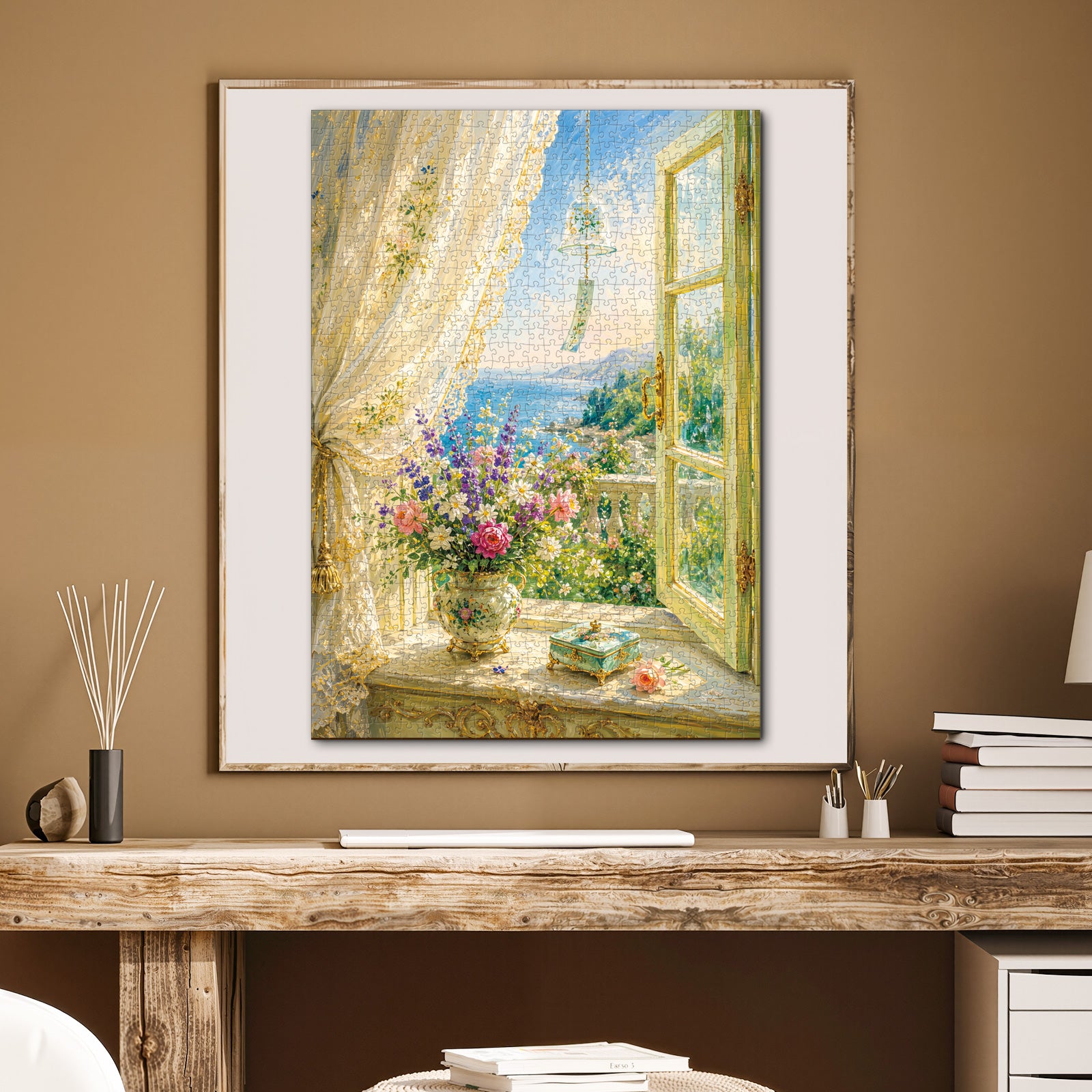 kaayee-garden-morning-light-puzzle-1000-teile-eco-white-board image 5