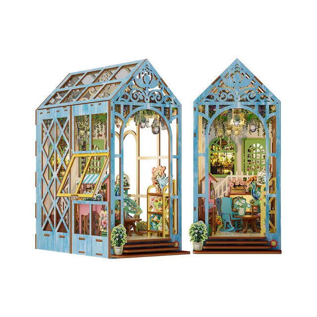 kaayee-book-nook-kit-bloom-house-miniaturhaus-gew-chshaus-led image 1