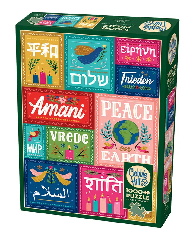cobble-hill-1000-piece-peace-puzzle-1000-teile-collage image 1