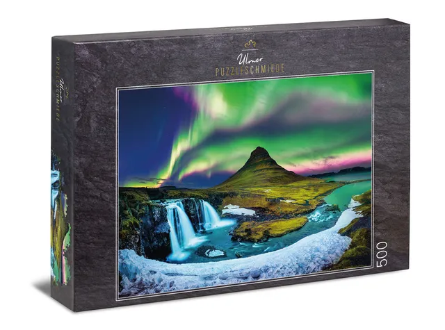 ulmer-puzzleschmiede-berg-licht-puzzle-500-teile-island image 1