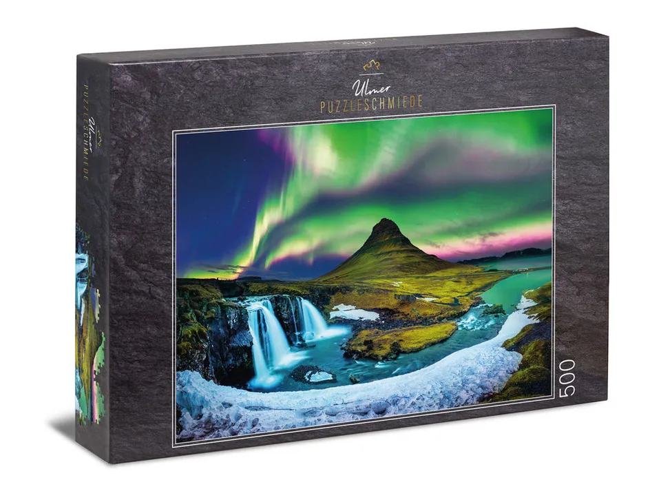 ulmer-puzzleschmiede-berg-licht-puzzle-500-teile-island image 1