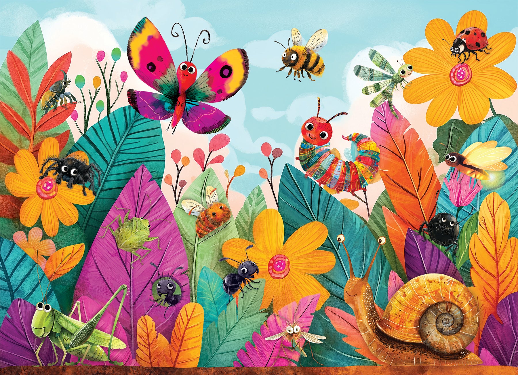 cobble-hill-tray-bugs-and-blossoms-rahmenpuzzle-35-teile image 3