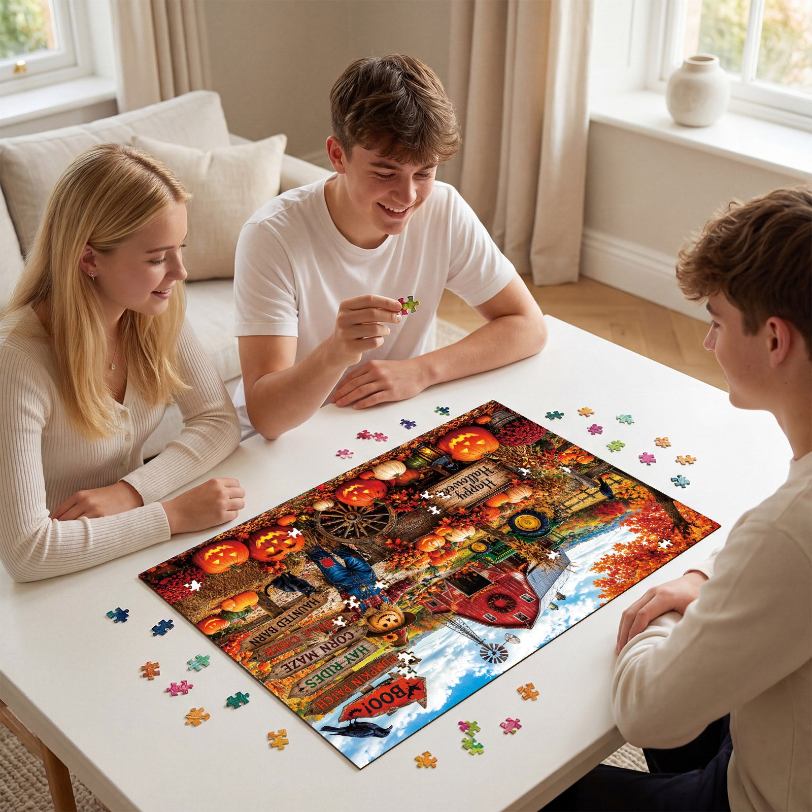kaayee-harvest-haunt-puzzle-1000-teile-eco-white-board-herbst image 4