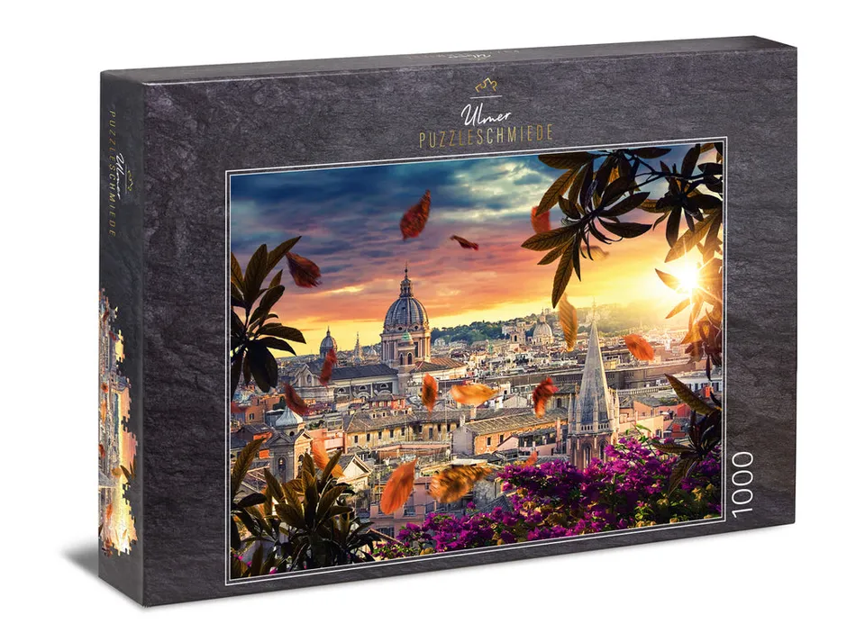 ulmer-puzzleschmiede-view-over-rome-puzzle-1000-teile-rom image 1