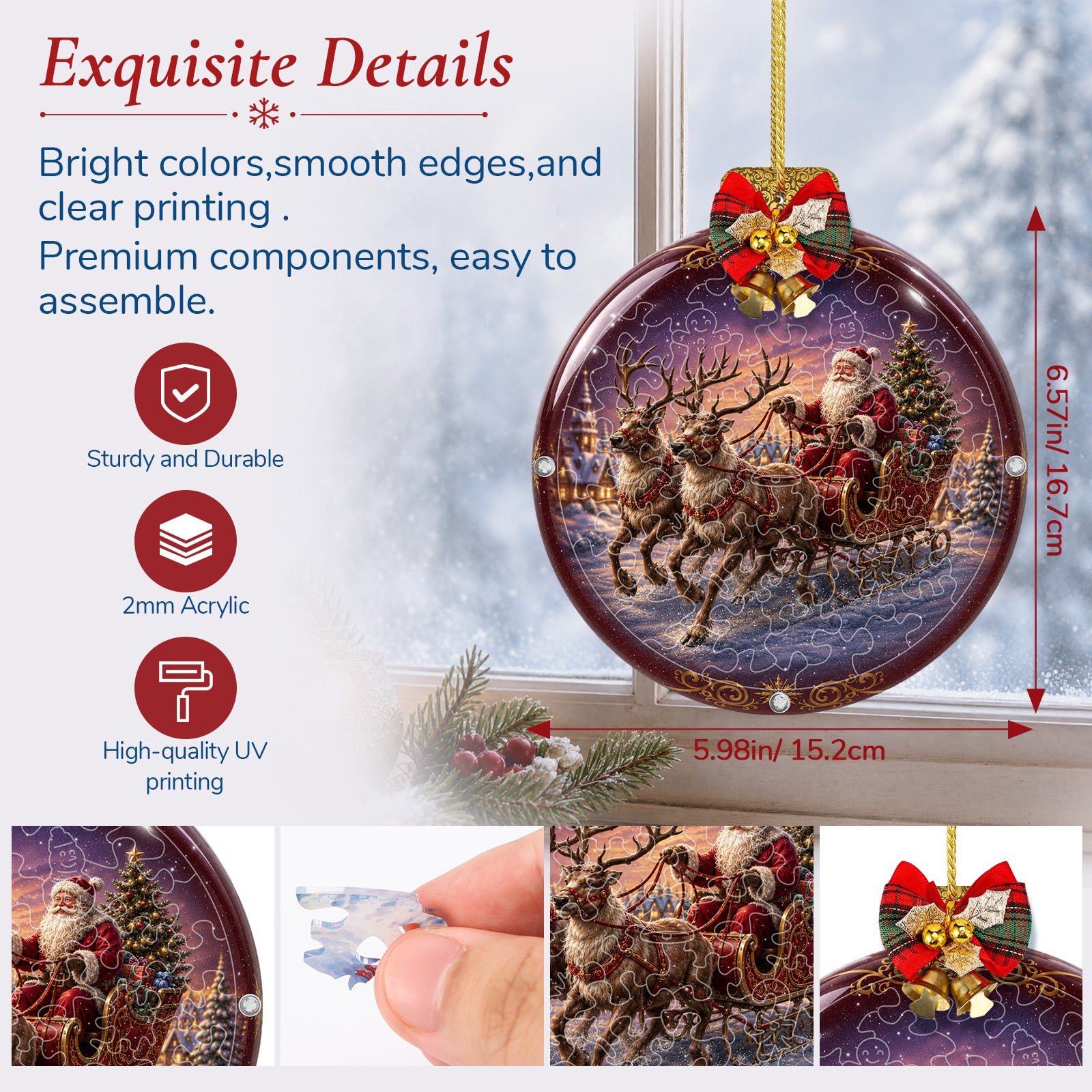 kaayee-santa-sleigh-ride-suncatcher-fensterdeko-mini image 5