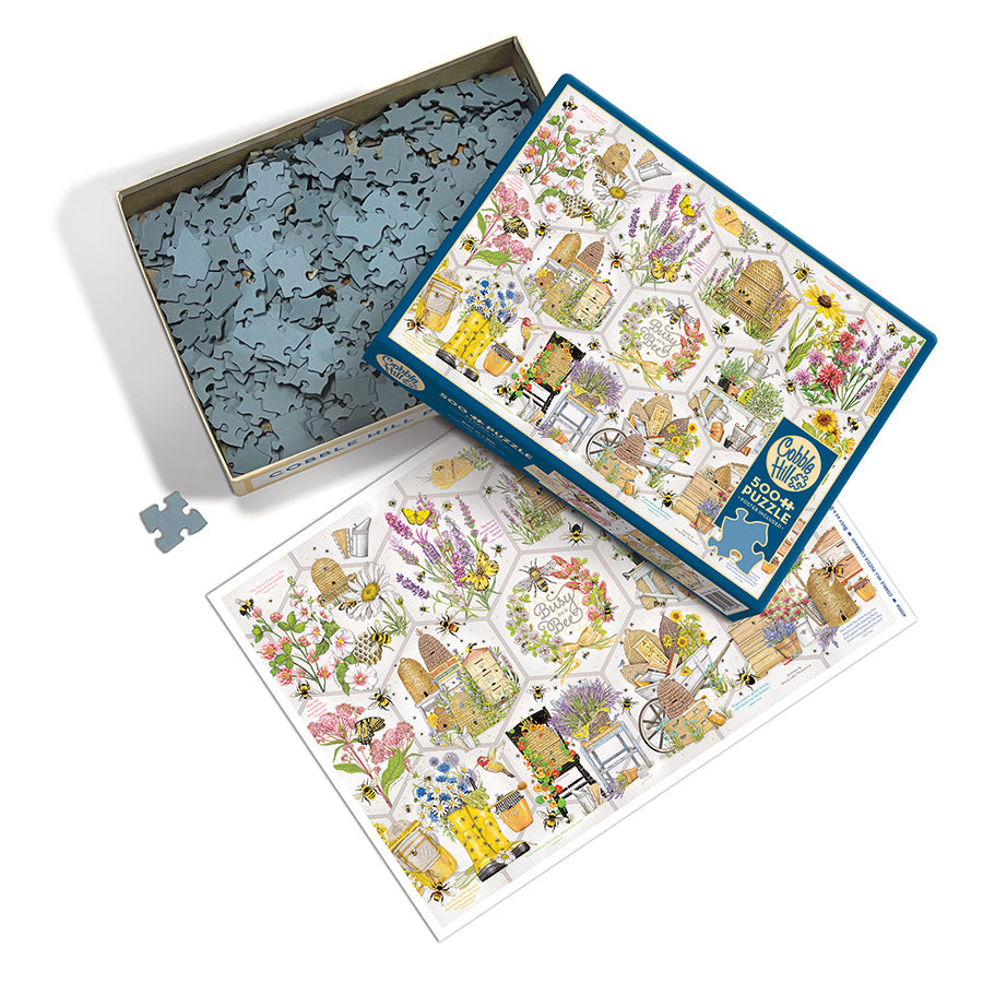 cobble-hill-500-piece-busy-as-a-bee-puzzle-500-teile-biene image 3