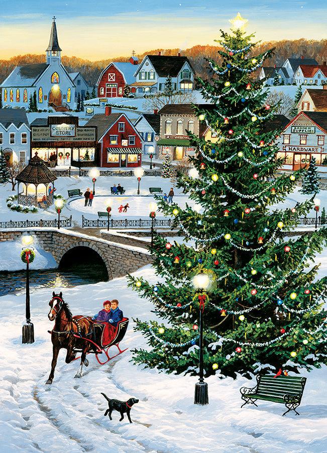cobble-hill-village-tree-1000-teile-puzzle-weihnachten image 2