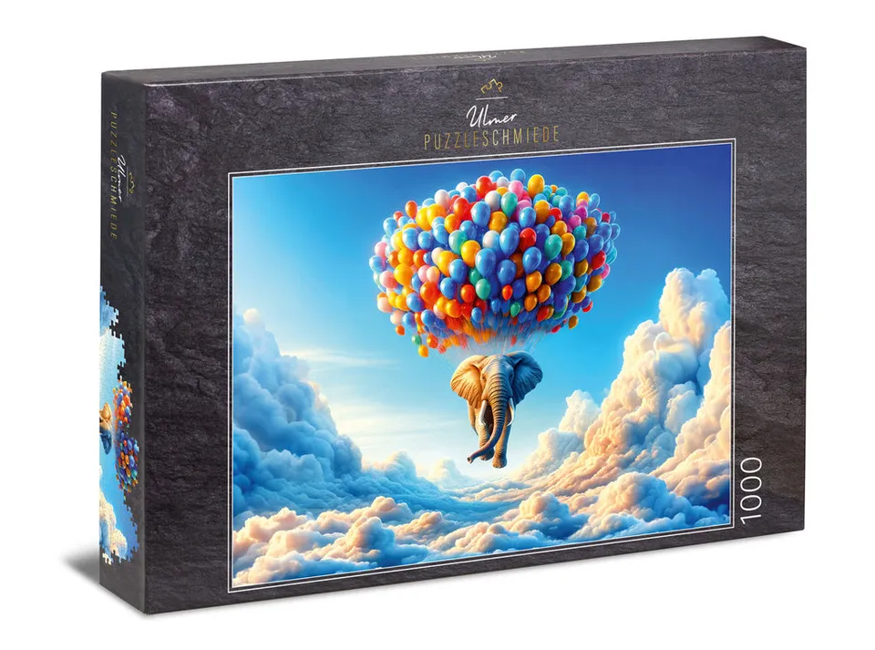 ulmer-puzzleschmiede-schwerelos-puzzle-1000-teile-elefant image 1