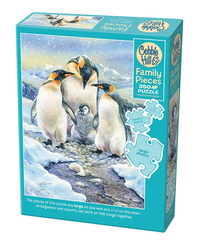cobble-hill-penguin-family-350-teile-puzzle-pinguine image 1