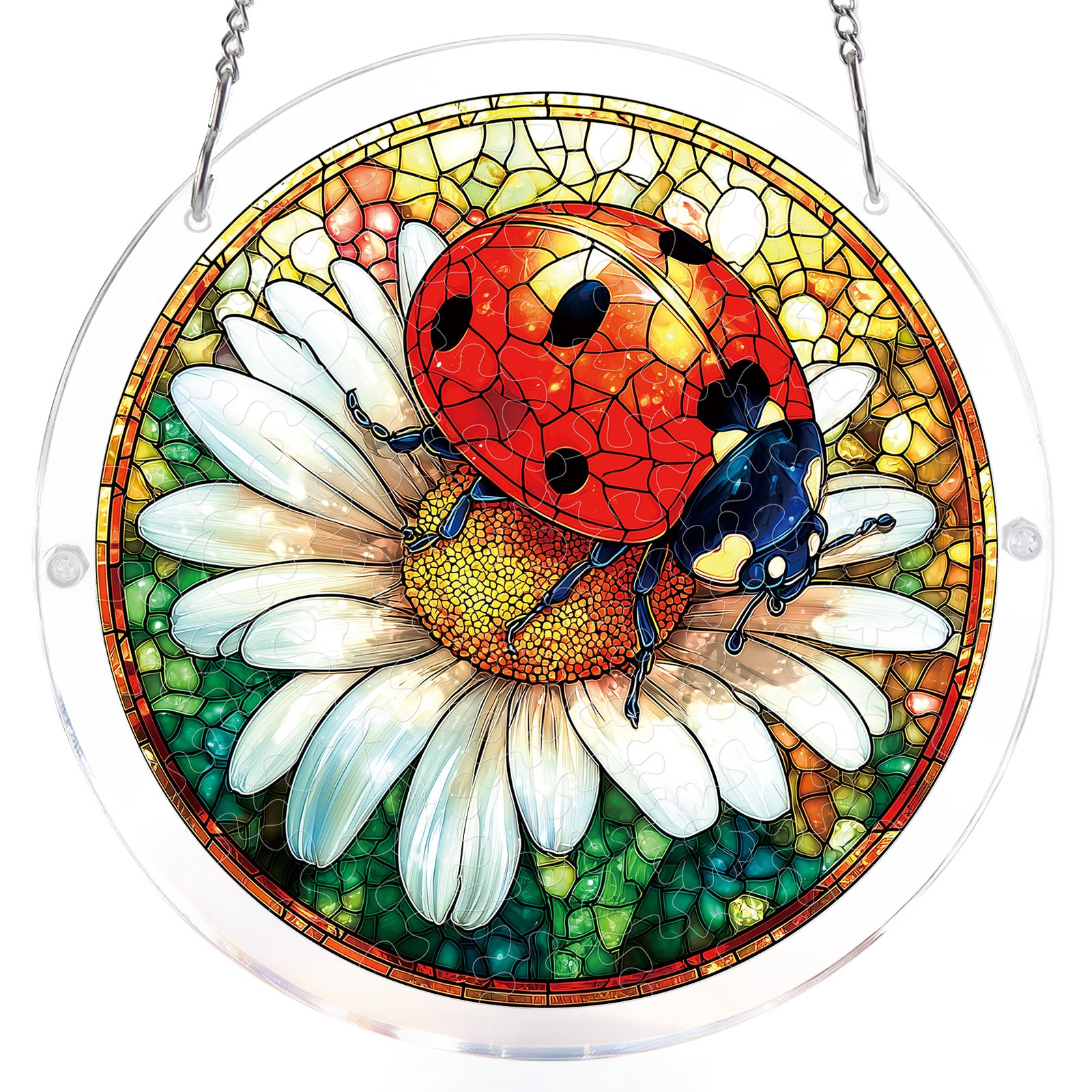 kaayee-ladybug-on-daisy-suncatcher-fensterbild-small-acryl image 7
